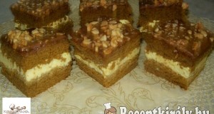 Maci krémes szelet