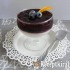 Áfonyás, vaníliás panna cotta