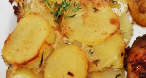 Csőben sült krumpli (burgonya gratin)