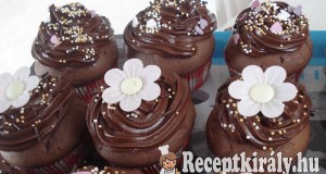 Csokikrémes muffin