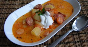 Tárkonyos burgonyaleves