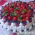 Csupa habos gyümölcsös torta
