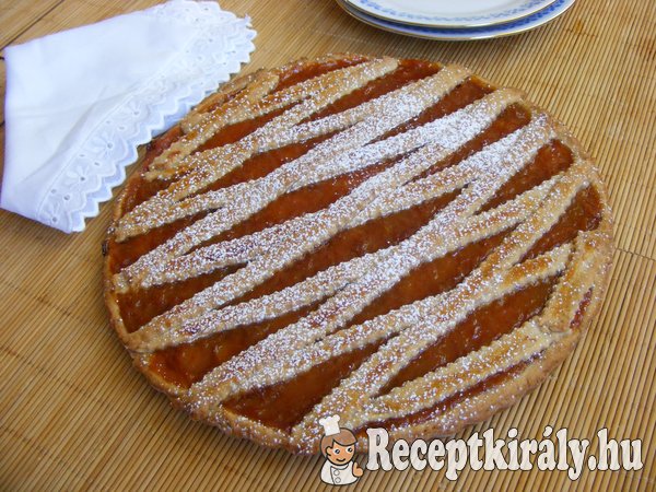 Lekváros rácsos linzer