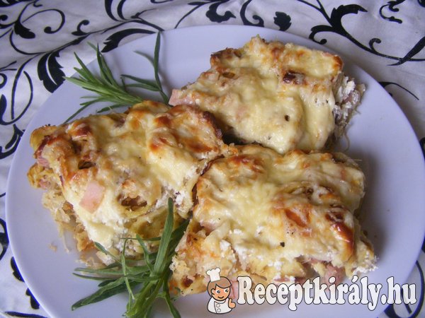 Káposztás-sonkás palacsinta