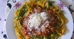 Bolognai zöldség ágyon