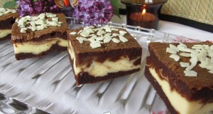 Márványos – krémsajtos brownie