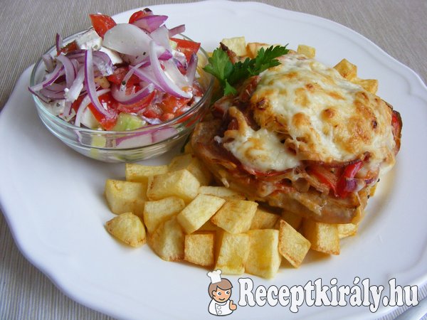 Baconos rakott karaj