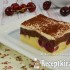 Cseresznyés sajtos kocka ch csökkentett
