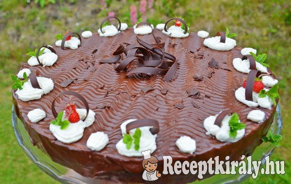 Csokikrémes torta - paleo