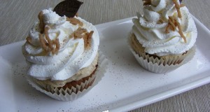 Gesztenyés-krémes cupcake