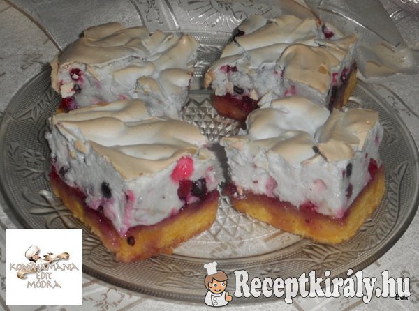 Gyümölcshabos linzer