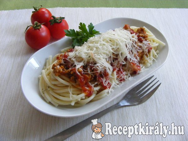 Házi bolognai spagetti