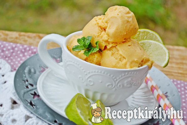 Karibi sárgarépás mangós fagyi - paleo