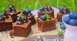 Koronás csupa csoki kocka – paleo