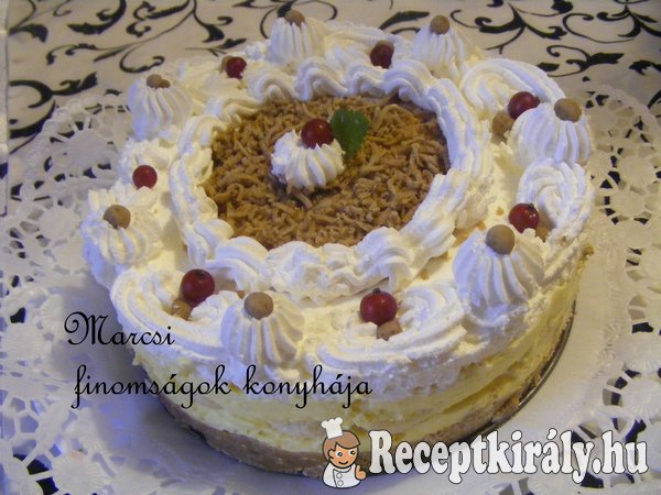 Sütés nélküli gesztenye torta