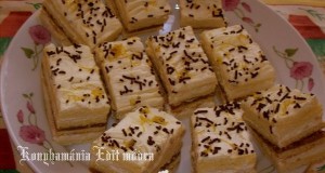 Citromos-diós szelet