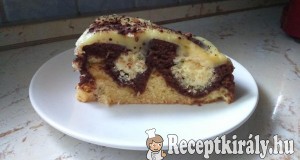 Kókuszkrémes túrógombóc torta