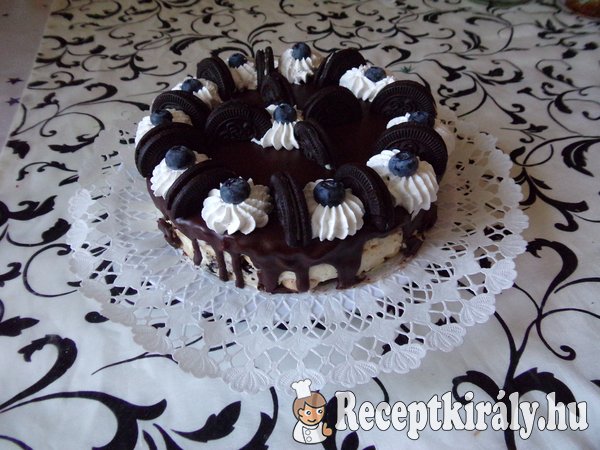 Sütés nélküli Oreo torta
