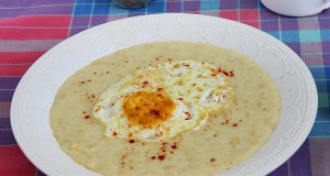Joghurtos sárgaborsó főzelék