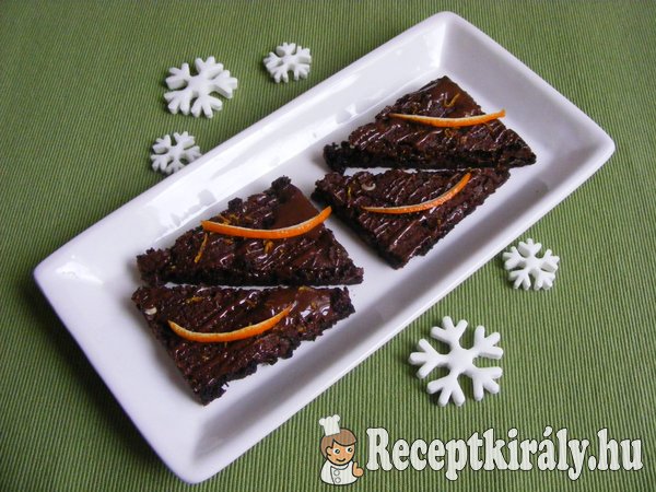Narancsos brownie