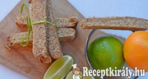 Citromos biscotti – paleo