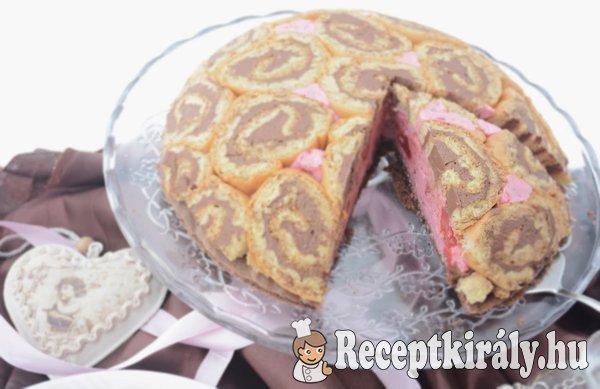 Epres-csokis Charlotte torta - paleo