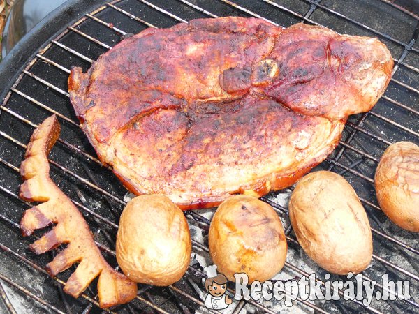 Grillezett óriás sertéscomb