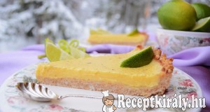 Juharszirupos lime pite – paleo