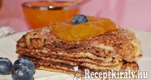 Kakaós csúsztatott palacsinta – paleo