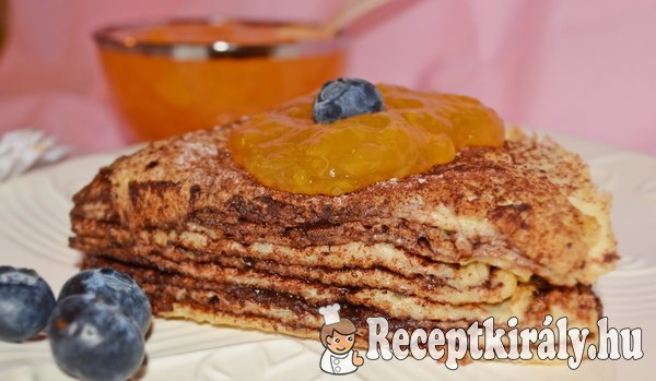 Kakaós csúsztatott palacsinta - paleo