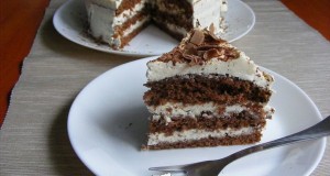 Kávés-mascarponés tiramisu torta