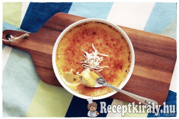 Kókuszos creme brulee