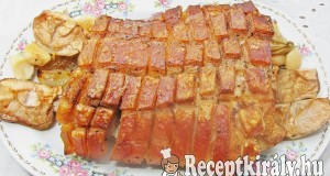Ropogós, pikáns, bőrös malacsült