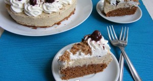 Rumos meggyes gesztenye torta