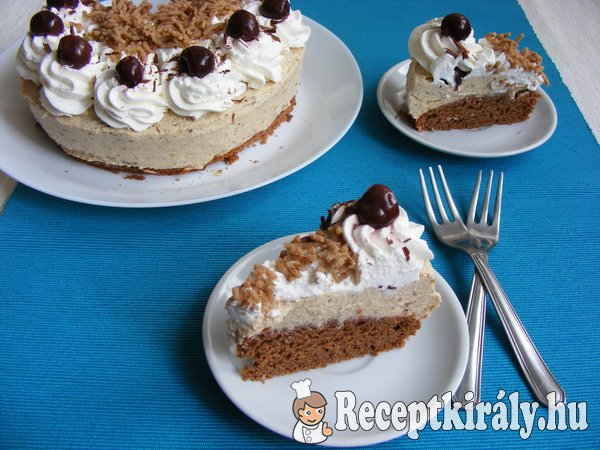 Rumos meggyes gesztenye torta