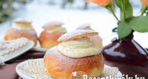 Semlor – svéd töltött farsangi fánk