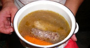 Szárnyas húsleves