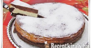 Túrókrémes csokitorta