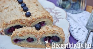 Áfonyás habos pávaszem – paleo