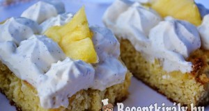 Ananászos kókuszos torta – paleo