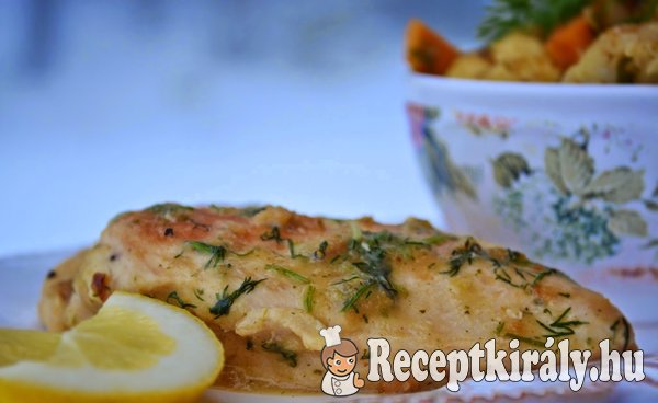 Citromos kapros csirkemell - paleo