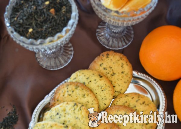 Earl Grey teás narancsos vajas keksz