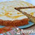 Egyszerű mandula torta narancslekváros kókuszkrémmel – paleo