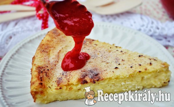 Egyszerű sült túrótorta - paleo
