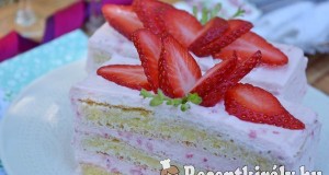 Eperkrémes szelet – paleo