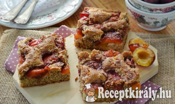Fahéjas szilvás lepény tojásfehérje nélkül - paleo