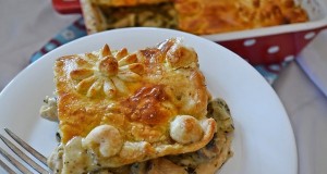 Gombás csirkés pite Nigellától