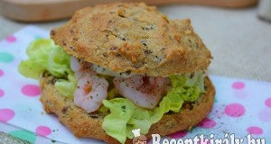 Lenmagos fokhagymás zsömle – paleo
