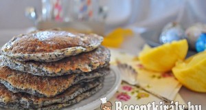 Mákos citromos amerikai palacsinta – paleo