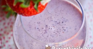 Mákos-epres-citromos smoothie